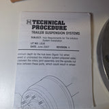 Hendrickson S-28093 HP HUBCAP SPACER KIT 6.75 Inch Bolt Circle 5/8 Thick Part