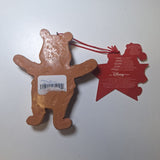 Disney Winnie The Pooh Bear Gingerbread Ornament 1999 Vintage Tag Christmas