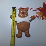 Disney Winnie The Pooh Bear Gingerbread Ornament 1999 Vintage Tag Christmas