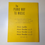 Piano Way To Music Song Book 2 Music Reader 1957 Schaub Podolsky Davison Vintage