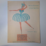 Waltzing Figurine Sheet Music Ballerina Dancer Ballet Piano Solo Carolyn Bull 58