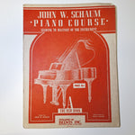 Piano Course Red Book A Schaum Music Vintage Education Teach 1945 Frank Learning