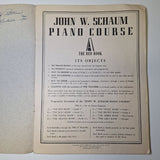 Piano Course Red Book A Schaum Music Vintage Education Teach 1945 Frank Learning