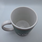 Looney Tunes Bugs Bunny Carrot Mug Coffee Tea Vintage 2000 Warner Bros Green