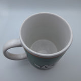 Looney Tunes Bugs Bunny Carrot Mug Coffee Tea Vintage 2000 Warner Bros Green