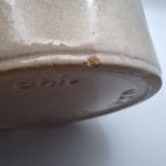 Roseville Crock Lid 1 Pint Low Small Painted Bear USA Made Pottery Canister Ohio