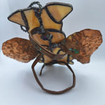 Westie Dog Stained Glass Angel Cooper Wings Coil Stand Folkart Scrap Craft Pet