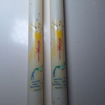 Mack-Miller Baptismal Candle Co Set of 2 Candlesticks Boxes Religion Baptized
