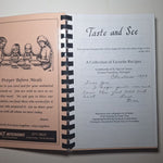 Cook Book St Paul Tarsus Clinton Township Michigan Detroit Recipes Prayer Taste