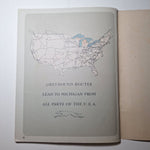 Greyhound Highways History Michigan Northwest Volume I Ice Age Peninsulas 1945