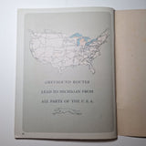 Greyhound Highways History Michigan Northwest Volume I Ice Age Peninsulas 1945