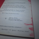 Cooky Recipe Holiday Edison Sault Electric Eastern Upper Peninsula Michigan 1968