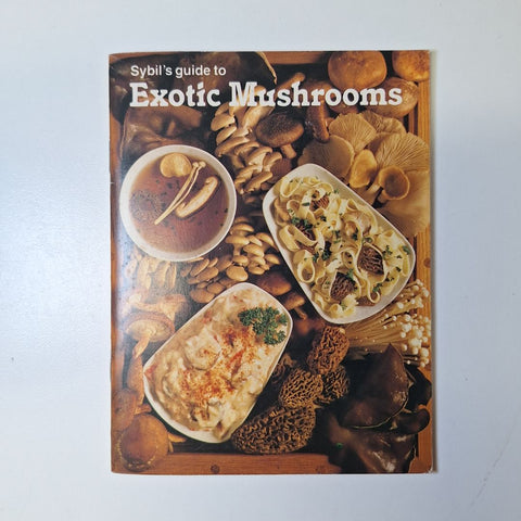 Symbols Guide Exotic Mushrooms Morel Oyster Vintage Booklet Small Pocket 1985