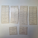 Secrecy Game Replacement Pieces Cards Money Vintage 1965 Army International