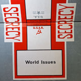 Secrecy Game Replacement Piece Board Vintage 1965 Army Government International