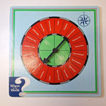 Where in The World Spinner Game Instructions Rules Pamphlet Replacement Piece