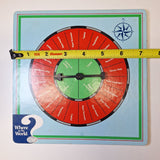 Where in The World Spinner Game Instructions Rules Pamphlet Replacement Piece