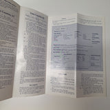 Where in The World Spinner Game Instructions Rules Pamphlet Replacement Piece