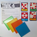 Trac 4 Replacement Cards Levels Vintage Game Speed Memory Matching Patterns