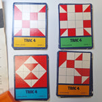 Trac 4 Replacement Cards Levels Vintage Game Speed Memory Matching Patterns