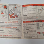 Trac 4 Replacement Cards Levels Vintage Game Speed Memory Matching Patterns
