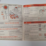 Trac 4 Replacement Cards Levels Vintage Game Speed Memory Matching Patterns
