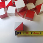 Trac 4 Replacement Blocks Angle Vintage Game Speed Memory Matching Patterns