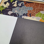 Allies & Axis Game Board 2004 Large Long 33 x 20 Inches War Strategy Replacement