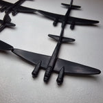 Allies & Axis Game Army Men Tank Plane Black Replacement Pieces 2005 War