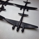 Allies & Axis Game Army Men Tank Plane Black Replacement Pieces 2005 War
