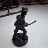 Allies & Axis Game Army Men Tank Plane Black Replacement Pieces 2005 War