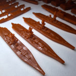 Allies & Axis Game Army Men Tank Plane Brown Replacement Pieces 2005 War