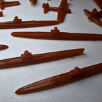 Allies & Axis Game Army Men Tank Plane Brown Replacement Pieces 2005 War