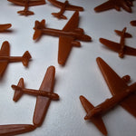 Allies & Axis Game Army Men Tank Plane Brown Replacement Pieces 2005 War
