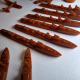 Allies & Axis Game Army Men Tank Plane Brown Replacement Pieces 2005 War