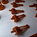Allies & Axis Game Army Men Tank Plane Brown Replacement Pieces 2005 War