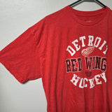 Red Wings Detroit Hockey Tee Shirt Mens 2X Short Sleeve NHL Team Fan