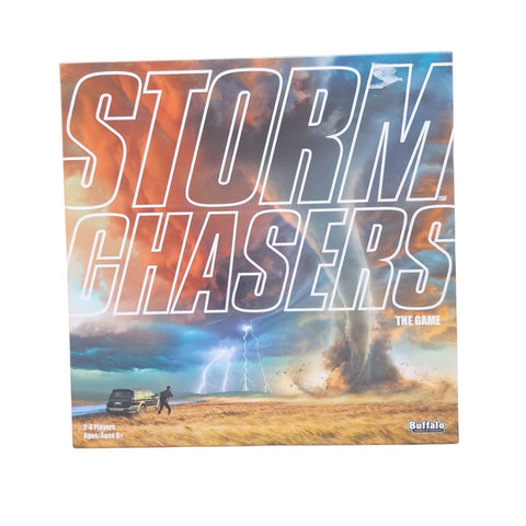 Buffalo Storm Chasers Tornado Twister Board Game Sealed Weather Family Dice