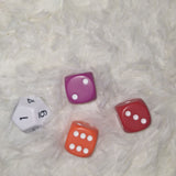 Dice Large 12 Sided Twelve Set of 4 Die 1 Inch Kids Game Replacement Pieces