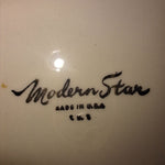 Modern Star Plate Small 6.5 Inch Starburst USA Retro Vintage MCM Mid Century