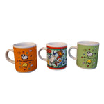 New Zealand Mug Cup Mini Espresso Vintage Set of 3 Unmarke Small Kiwi Bird Sheep