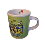 New Zealand Mug Cup Mini Espresso Vintage Set of 3 Unmarke Small Kiwi Bird Sheep