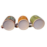 New Zealand Mug Cup Mini Espresso Vintage Set of 3 Unmarke Small Kiwi Bird Sheep