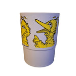 Big Bird Cup Vintage Plastic Muppets 1977 USA Made Kids Sesame Street Yellow