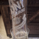 Peroni Nastro Azzurro Tall Glasses Set of 3 Beer Pub Bar Birra Collection Tap