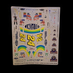 24 Nascar Model Car Decals Race Jeff Gordon Sponsor Vintage 1996 Dupont