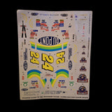 24 Nascar Model Car Decals Race Jeff Gordon Sponsor Vintage 1996 Dupont