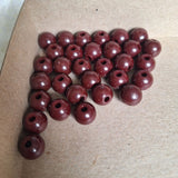 Score Four Replacement Pieces Brown Beads 1970s Game Stack Connect 31 Balls