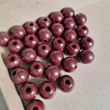 Score Four Replacement Pieces Brown Beads 1970s Game Stack Connect 31 Balls