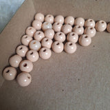 Score Four Replacement Pieces Beige Tan Beads 1970s Game Stack Connect 32 Balls